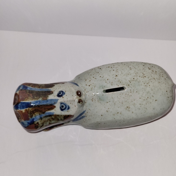 Vintage Otigari Ceramic Hippo Bank - Picture 2 of 10
